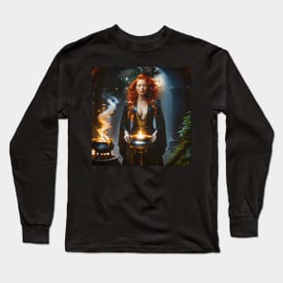 Fire Witch Long Sleeve T-Shirt